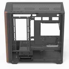 AeroCool D301A Mini Tower Black Wood